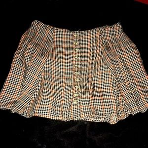 American Eagle AE size 4 button up skirt, zipper back EUC